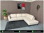 GRATIS LEVERING Hoekbank Beige 290x240 REFURBISHED