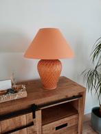 Te Koop : Tafellamp Terra  Cotta, Huis en Inrichting, Lampen | Lampenkappen, Ophalen, Zo goed als nieuw, Rond, 50 cm of meer