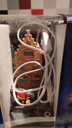 Kersthuisje grachtenpand met verlichting, Ophalen