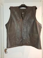 Leren heren gilet grote maat 66, Kleding | Heren, Ophalen of Verzenden, Nieuw, Maat 52/54 (L), Bruin