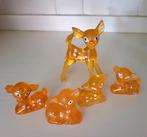 Retro oranje hertjes, Verzamelen, Ophalen of Verzenden, Zo goed als nieuw, Dier