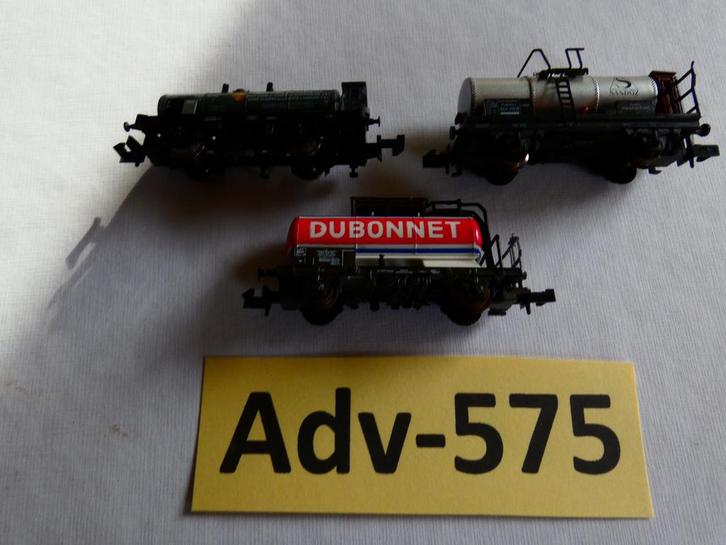 Adv-575 N Spoor Oldtimer Ketelwagons Roco en Arnhold, Hobby en Vrije tijd, Modeltreinen | N-Spoor, Gebruikt, Wagon, Gelijkstroom