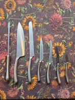 Berghoff messenblok, Huis en Inrichting, Ophalen, Zo goed als nieuw, Rvs of Chroom, Vaatwasserbestendig