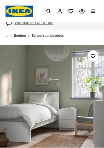 Eenpersoonsbed Malm IKEA - afbeelding 2