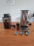 WMF Lumero Espressomachine + DeLonghi bonenmaler, Witgoed en Apparatuur, Koffiezetapparaten, Gebruikt, Espresso apparaat, Koffiebonen