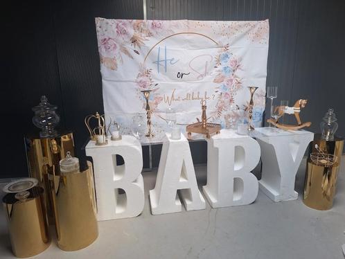 Te huur
Gender reveal jongenmeisje babyshower baby borrel, Huis en Inrichting, Woonaccessoires | Overige, Nieuw, Ophalen of Verzenden