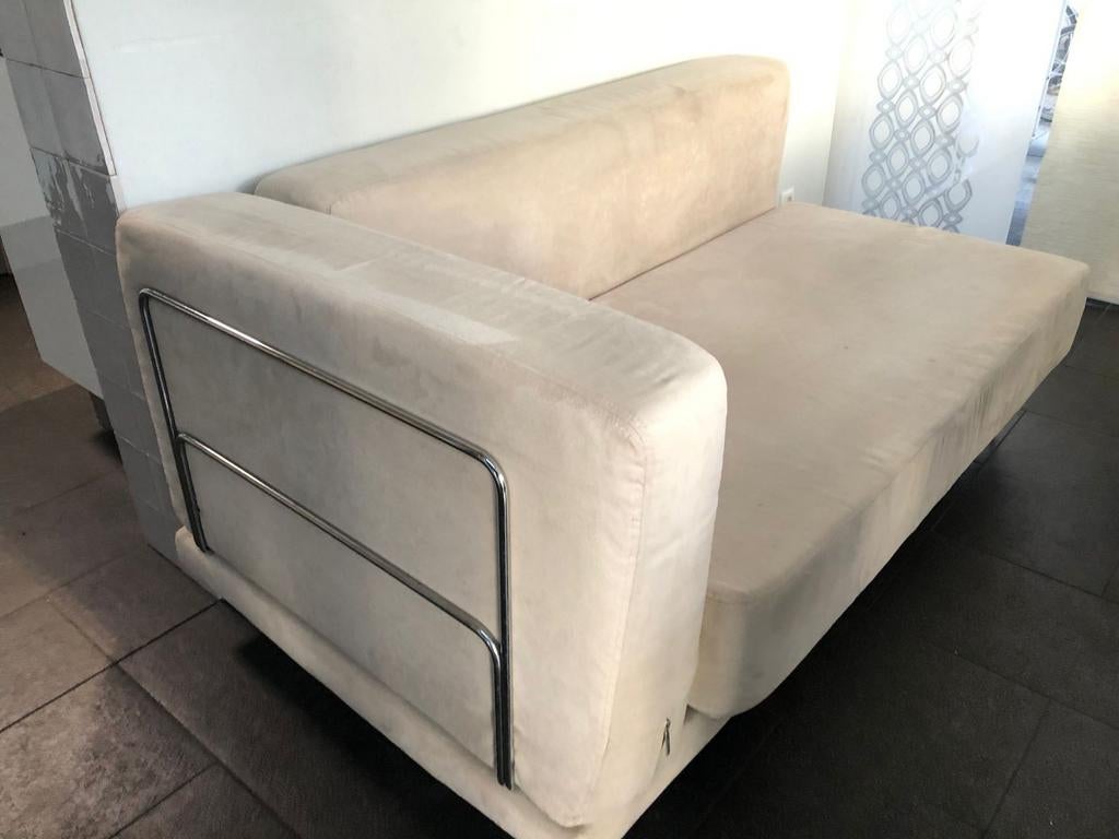 Compact hoekbankje - 90x160 cm, Huis en Inrichting, Banken | Sofa's en Chaises Longues, Gebruikt, Tweepersoons, Ophalen of Verzenden
