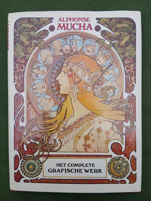 Alphonse Mucha. Het complete grafische werk. 163 afb. 1987, Boeken, Kunst en Cultuur | Beeldend, Zo goed als nieuw, Grafische vormgeving