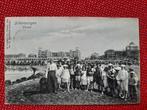oude kaart Scheveningen, Strand, kinderen op een pier, 1905, Ophalen of Verzenden, Voor 1920, Gelopen, Zuid-Holland