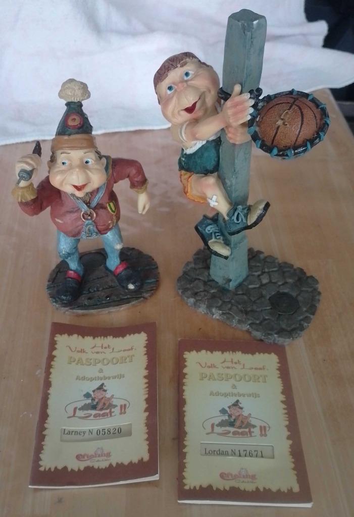 2 sport Laven met paspoort, Verzamelen, Efteling, Zo goed als nieuw, Beeldje of Poppetje, Ophalen of Verzenden