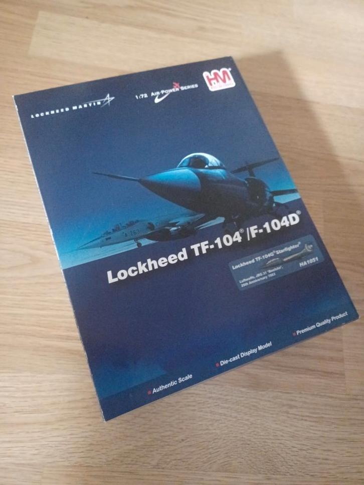 HM Lockheed TF-104/F-104D 1:72, Hobby en Vrije tijd, Modelbouw | Auto's en Voertuigen, Ophalen of Verzenden