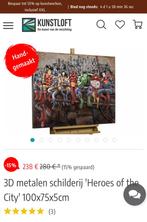 Schilderij superhelden, Ophalen