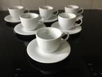 Kahla Bazar 1616 espressokopjes wit (6), Huis en Inrichting, Ophalen of Verzenden, Zo goed als nieuw, Overige stijlen, Kop(pen) en/of Schotel(s)