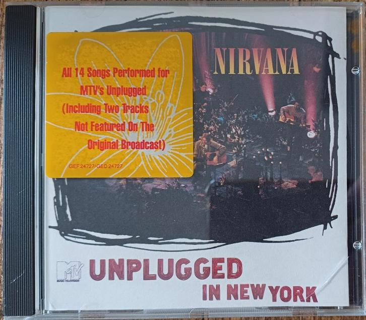 Nirvana - Unplugged in New York - MTV, Cd's en Dvd's, Cd's | Rock, Zo goed als nieuw, Alternative, Ophalen of Verzenden