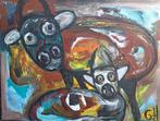 " Koeien in wei "       Ger Hermans Art., Antiek en Kunst, Ophalen of Verzenden