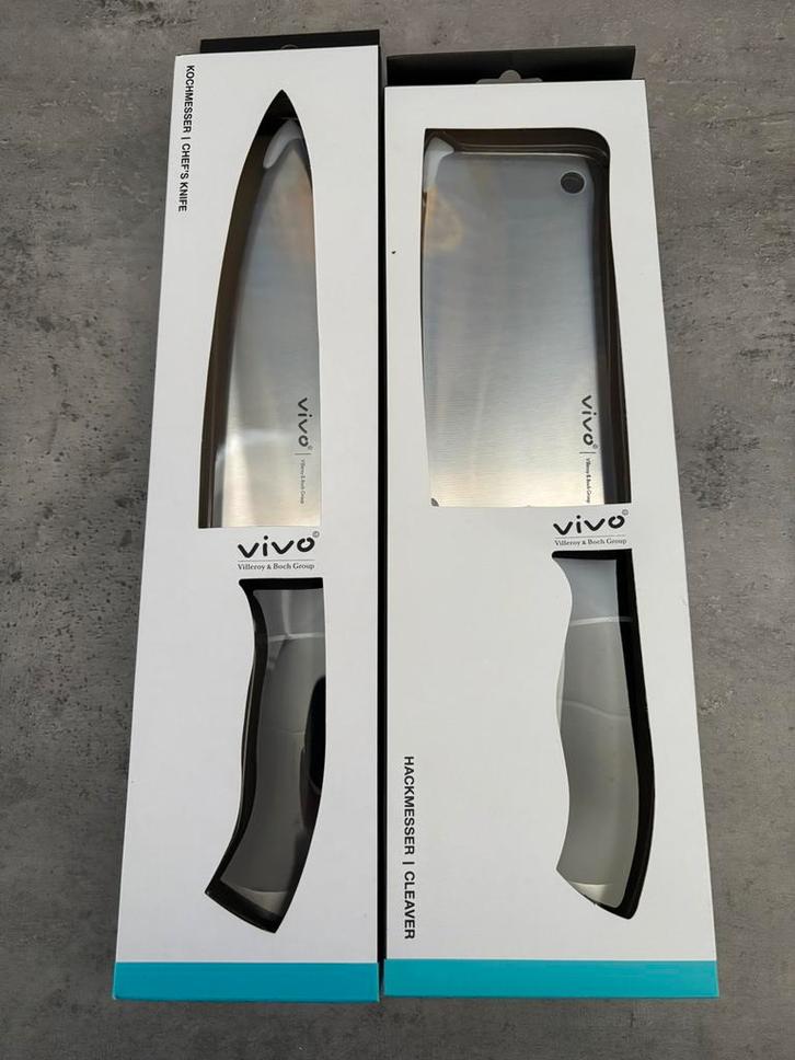 PARTIJ VILLEROY & BOCH MESSEN, Huis en Inrichting, Keuken | Bestek, Nieuw, Rvs of Chroom, Ophalen of Verzenden