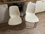 4 Stoelen van IKEA , Wit / Chroom, Ophalen, Gebruikt, Wit, Vier