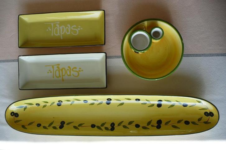 Set gevarieerde tapas-schalen van L. Dake & Zn., Huis en Inrichting, Keuken | Servies, Gebruikt, Schaal of Schalen, Overige stijlen