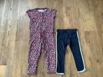 Jumpsuit en legging 98/104, Quapi en WE, z.g.a.n., Kinderen en Baby's, Kinderkleding | Maat 98, Meisje, Ophalen of Verzenden, Broek