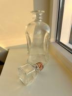 Glazen fles met stop, Gebruikt, Overige kleuren, Ophalen of Verzenden, Glas