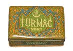 blik sigaretten Turmac 50 cigarette tin vert Galib, Verzenden, Gebruikt, Overige, Overige merken