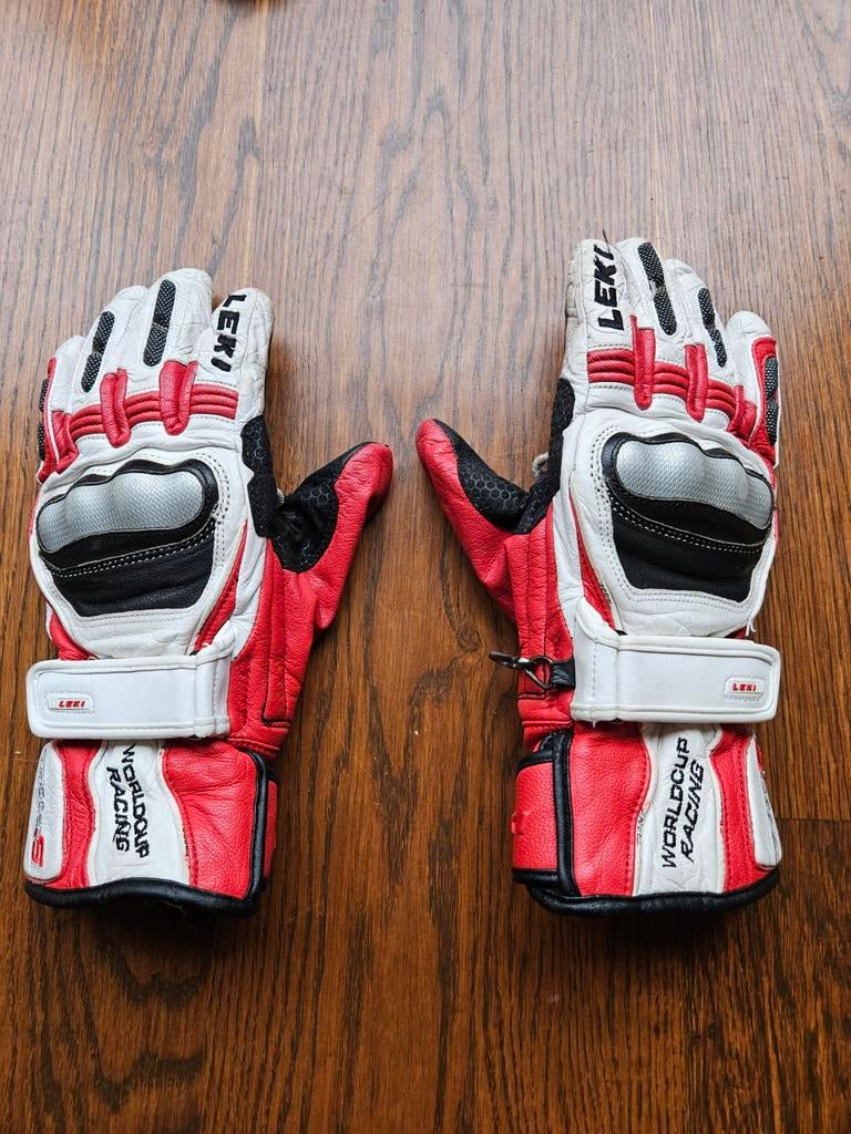 Leki Worldcup Racing Ski Handschoenen - maat 8, Overige merken, Gebruikt, 100 tot 140 cm, Ophalen of Verzenden