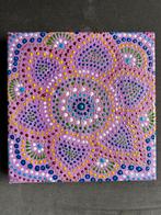 Acrylic dot mandala on stretched canvas 15 x 15cm, Ophalen of Verzenden