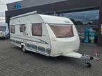 BEYERLAND VITESSE 480 EB ENKELE BEDDEN, MOVER  LUIFEL, Caravans en Kamperen, Caravans, Schokbreker, Rondzit, Bedrijf, Omvormbare zithoek