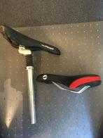 Fietszadel met verende zadelpen, Fietsen en Brommers, Fietsonderdelen, Gebruikt, Mountainbike, Zadel, Ophalen