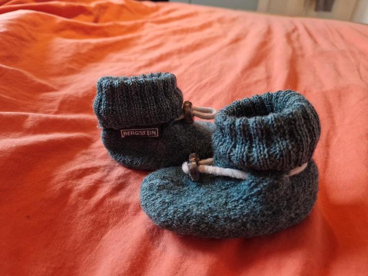 Bergstein babyslofjes maat 16/17 (0-6 maanden), Kinderen en Baby's, Babykleding | Schoentjes en Sokjes, Zo goed als nieuw, Ophalen of Verzenden