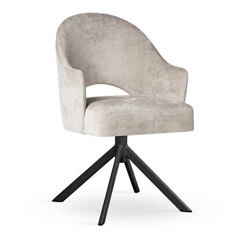 stoel goda supreme swivel luxe draaibaar svenja roha stof, Huis en Inrichting, Stoelen, Nieuw, Eén, Metaal, Stof, Ophalen of Verzenden
