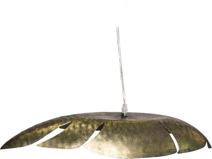 PTMD Lasse Hanglamp goud 60x22x22cm Nieuw in Doos, Huis en Inrichting, Lampen | Hanglampen, Nieuw, 50 tot 75 cm, Metaal, Ophalen of Verzenden