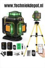 4D kruislijn laser set compleet, Doe-het-zelf en Verbouw, Meetapparatuur, Nvr, Nieuw, Ophalen of Verzenden, Nvt