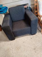 Robuuste fauteuil donkergrijs, 75 tot 100 cm, Zo goed als nieuw, Ophalen