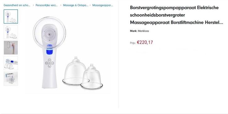 nieuw in doos, cupping voor thuis - 29.95 euro, Sport en Fitness, Massageproducten, Nieuw, Apparaat, Ophalen of Verzenden