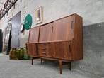Deens Design Dressoir | Jaren 60 Teak Kast Sideboard DM2, Gebruikt, 150 tot 200 cm, Ophalen of Verzenden, Teakhout