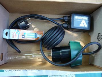 Trafo velda 5 watt + extra 5 watt uv lamp  nieuw beschikbaar voor biedingen