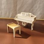 Lundby piano vleugel met krukje Vintage items, Verzamelen, Ophalen of Verzenden, Gebruikt, Poppenhuis