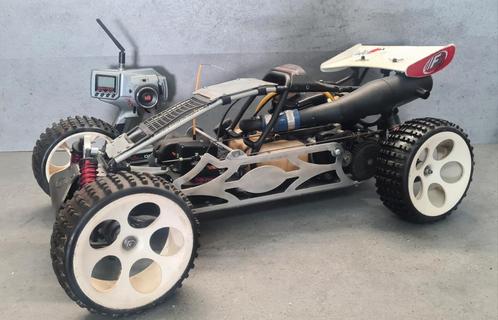 Fg buggy baja marder 27 cc 4wd, Hobby en Vrije tijd, Modelbouw | Radiografisch | Auto's, Zo goed als nieuw, Auto offroad, Benzine