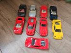 9 stuks modelauto's Ferrari schaal 1: 38 en 1:39, Hobby en Vrije tijd, Modelauto's | Overige schalen, Ophalen, Zo goed als nieuw