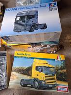 bouwdozen Scania 4 serie Topline + lowdeck 1/24 Italeri, Gebruikt, Italeri, 1:32 tot 1:50, Ophalen of Verzenden