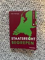 Staatsrecht Begrepen - A.W. Heringa, Boeken, Studieboeken en Cursussen, Ophalen of Verzenden, Alpha, Zo goed als nieuw, HBO