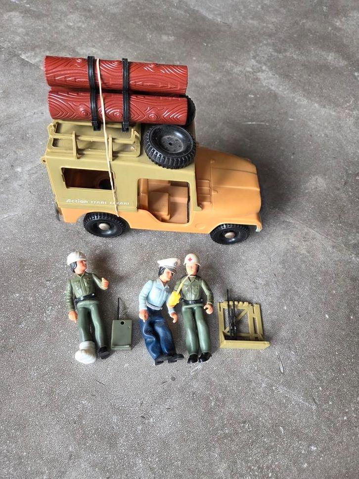 Airfix Jeep Terreinwagen Action Stars Safari, Kinderen en Baby's, Speelgoed | Actiefiguren, Gebruikt, Ophalen of Verzenden