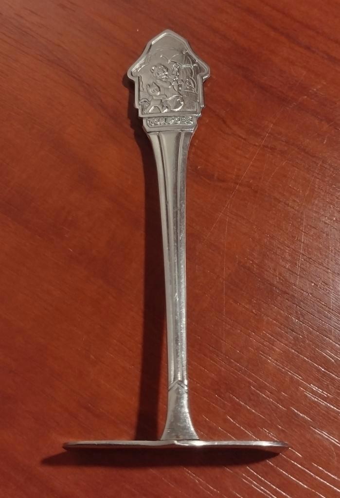 Vintage Sola Tom Poes Baby Schuivertje Bestek., Antiek en Kunst, Antiek | Bestek, Ophalen of Verzenden