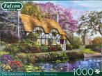 Falcon puzzel 1000x The Gardener's Cottage, Hobby en Vrije tijd, Denksport en Puzzels, Ophalen of Verzenden, 500 t/m 1500 stukjes