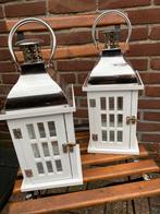 2 lantaarntjes, Huis en Inrichting, Ophalen, Zo goed als nieuw, Overige materialen, Minder dan 25 cm
