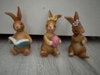 3 paashaas beeldjes, Diversen, Pasen, Ophalen of Verzenden, Zo goed als nieuw