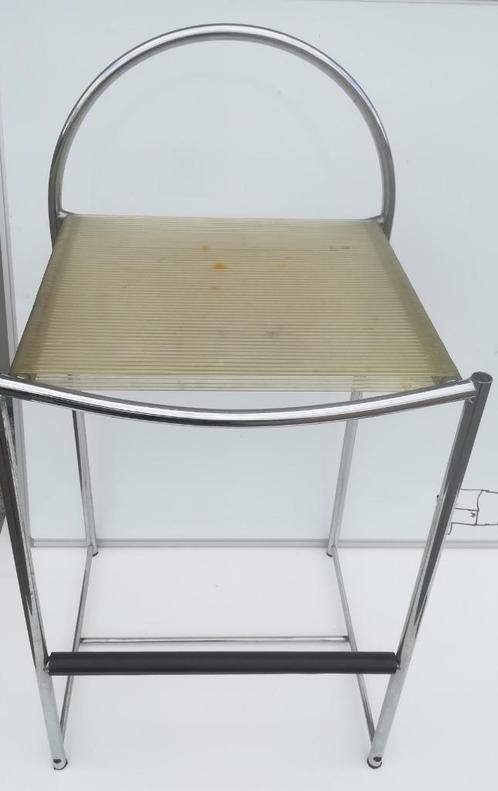 Vintage Spaghetti Stoel Alias 1979 Italie Design Barkruk, Huis en Inrichting, Stoelen, Gebruikt, Eén, Kunststof, Metaal, Ophalen of Verzenden