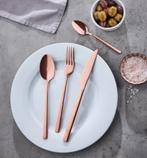 16-delige Rosé Gouden Bestekset, Ophalen of Verzenden