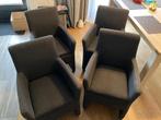 Vier eetkamerstoelen, Huis en Inrichting, Stoelen, Ophalen, Gebruikt, Vier, Stof
